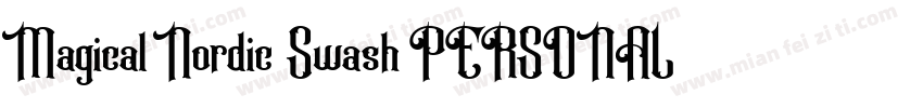 Magical Nordic Swash PERSONAL Regul字体转换